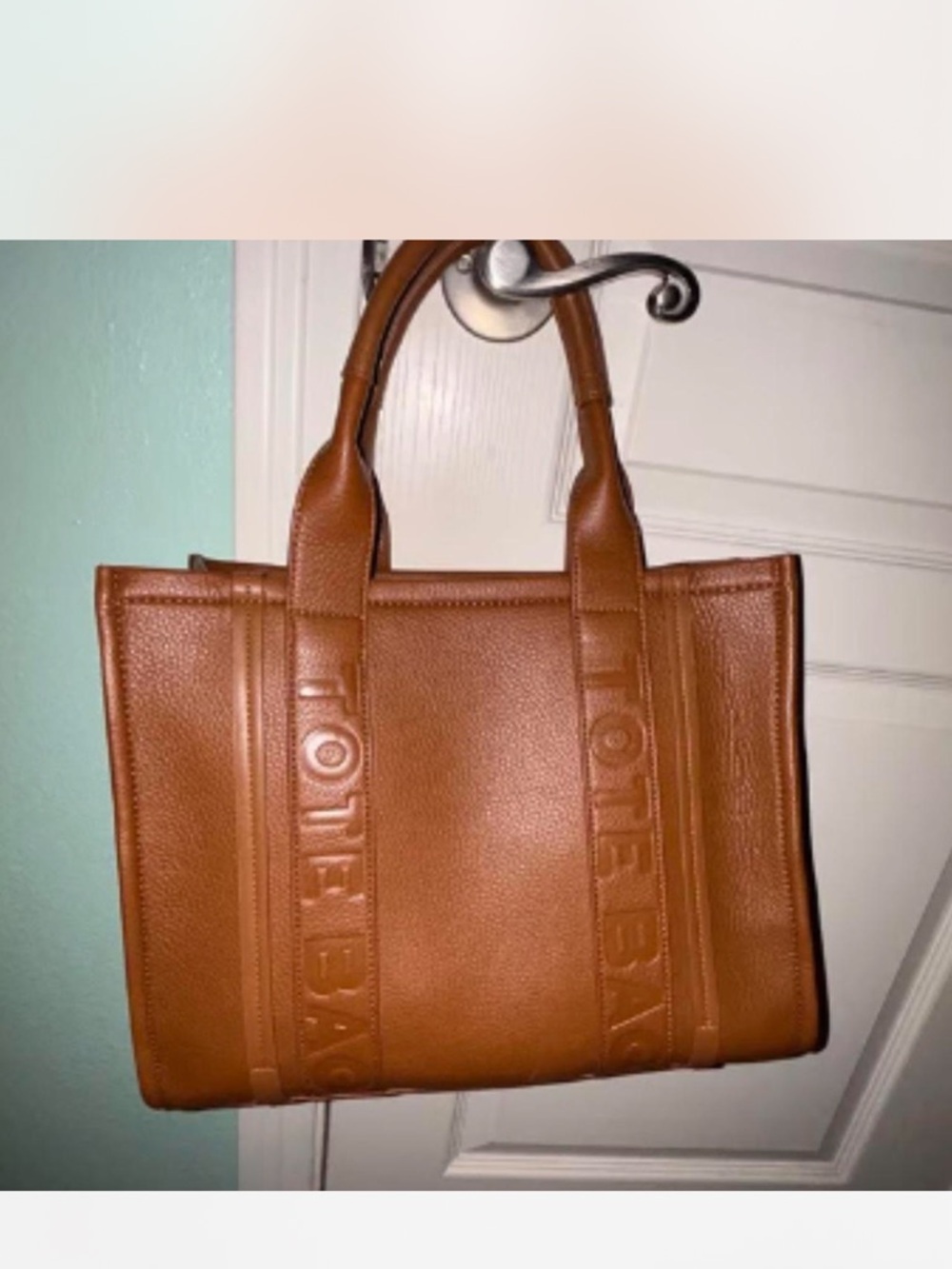 Ello Media Brown Large Tote Bag